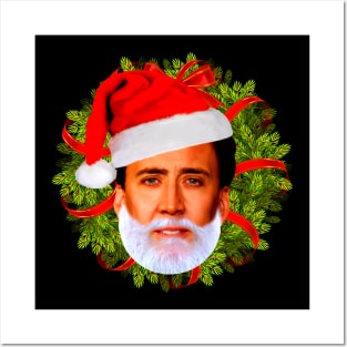 Nicolas Cage Christmas Posters and Art